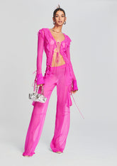 Viviane Silk Chiffon Pant