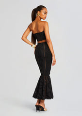 Fray Long Skirt