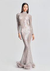 Lenora Sequin Embellished Dress