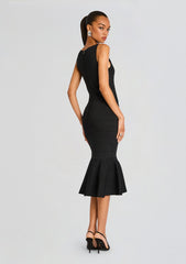 Marta Metallic Bandage Knit Dress
