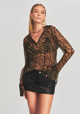 Joanna Silk Chiffon Shirt