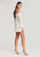 Taisha Embellished Silk Chiffon Dress