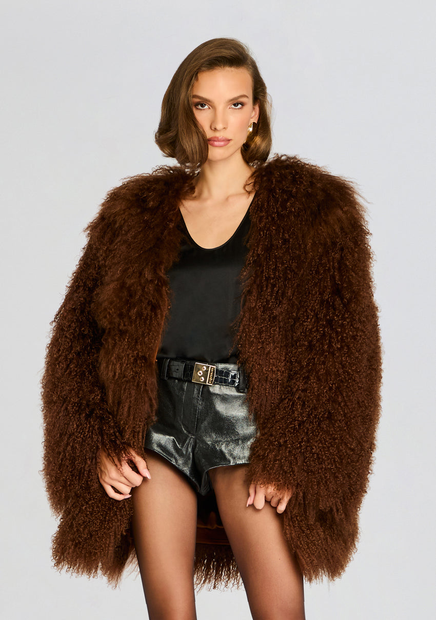 Jewel Fur Jacket
