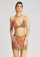 Pia Sequin Palm Bralette