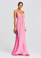 Zadie Embellished Silk Chiffon Dress