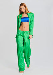 Clay Silk Top
