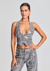 Haddy Sequin Vest
