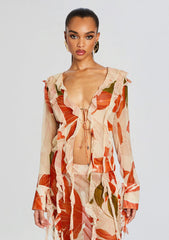 Shae Silk Chiffon Top