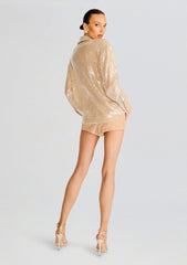 Ariana Sequin Lace Shirt