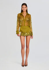 Quilly Embroidered Blouse